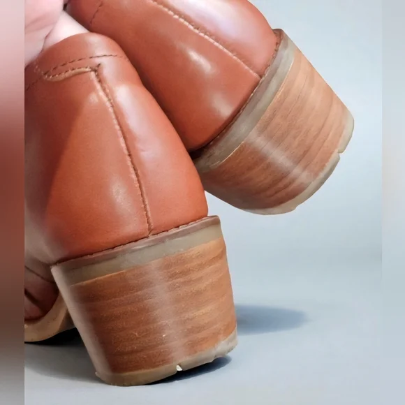 Xena Workwear Women's Gravity Work Shoes Steel Toe Sz 9.5 Cognac Brown - Picture 9 of 15